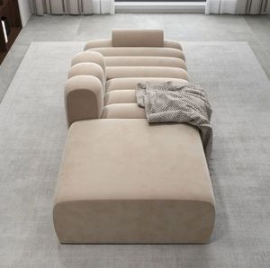 Modern Leather Long Bench Sofa Soft Storage Creative Bed End <b>Stool</b> Bedroom <b>Low</b> <b>Stool</b> Living Room Shoe Changing Bench - Product Image 6