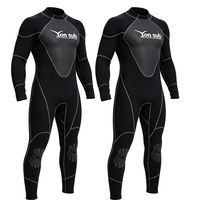 Combinaison de surf en néoprène sur mesure de 1,5 mm pour hommes et femmes, fermeture éclair sur la poitrine, manches longues, combinaison de surf, de natation et de plongée