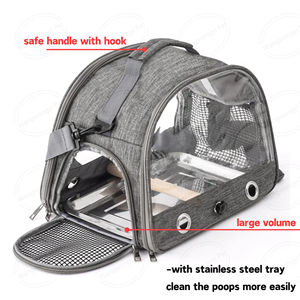 Accesorios para pájaros Transportadores de mascotas Caja de viaje para pájaros Jaula de viaje para pájaros Mochila para mascotas de <span class=keywords><strong>tortuga</strong></span> Mochila para gatos a prueba de viento - Product Image 2
