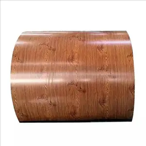 Wooden Grain Ppgi Ppgl Metal Coil Wall Panel Color OEM Pattern Design Coated Prepainted Ppgi Ppgl Galvanized Steel Coil Sheet