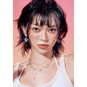 ต่างหูมุกทรงดาวห้าแฉกสีเงิน สแตนเลส แฟชั่นสำหรับทุกเพศ - Product Image 2