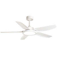 Lustre décoratif moderne de 44 pouces avec ventilateur de plafond en Chine avec lumière, télécommande et haut-parleur BT