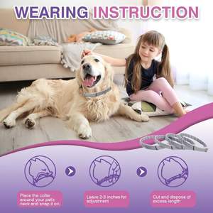 Collar Calmante con Feromonas Relajantes para Perros, Ayuda a Aliviar la Ansiedad y el Estrés, Ajustable para Perros, de Larga Duración - Product Image 3