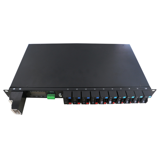 10-Channel DCDU Rack-Mounted DC Power Distribution Unit for Telecom Cabinet