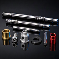 Pièces tournées CNC de précision OEM en acier inoxydable, arbre à pas, bague en laiton, raccord en aluminium pour équipement d'automatisation