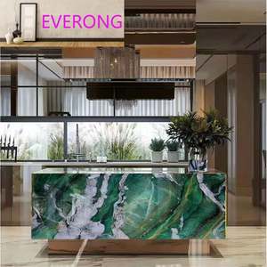 Design moderne <span class=keywords><strong>de</strong></span> revêtement en marbre <span class=keywords><strong>de</strong></span> bar <span class=keywords><strong>de</strong></span> salon Revêtement d'îlot en marbre vert <span class=keywords><strong>de</strong></span> luxe Décoration <span class=keywords><strong>de</strong></span> dessus <span class=keywords><strong>de</strong></span> bar <span class=keywords><strong>de</strong></span> comptoir - Product Image 1