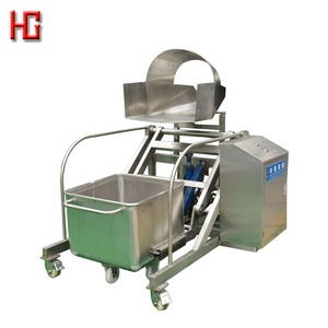 Hydraulique Combo Dumper Élever Buggy Ascenseur/Dumper viande bin lifter viande passer panier buggy de levage machine - Product Image 5