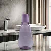 Bouteille PET 250ml Conteneur liquide pour soins bucco-dentaires Emballage de récipient en plastique pour lavage de la bouche vide
