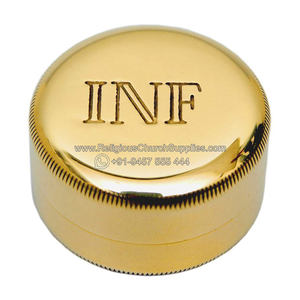 Existencias de aceite sagrado de latón pulido para velas - Product Image 2