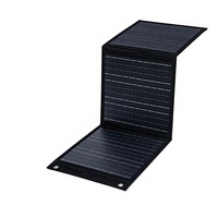 Panneau solaire pliable USB+DC PD/QC3.0 multi-usages pour le camping en plein air, ordinateur portable, appareil photo, écouteurs, téléphone, chargeur solaire 30W