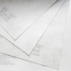 Tissu de rideau en <span class=keywords><strong>lin</strong></span> jacquard moderne, vendu <span class=keywords><strong>au</strong></span> mètre, pour draperies de fenêtre contemporaines et naturelles - Product Image 4