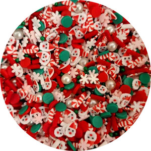 100g de pâte polymère de Noël de haute qualité, mélange de tranches d'œufs de Pâques en argile, pour slime, artisanat en résine et bricolage - Product Image 6