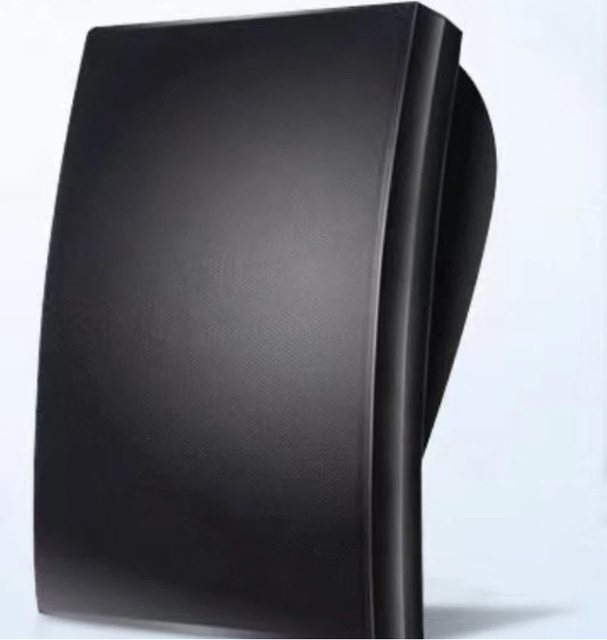 JBHKJ 131 5-Inch 8 Ohm 10W Plastic Cabinet Wall-Mounted Two-way Audio Crossover Wired Speaker BLACK Indoor 100Hz-20kHz for