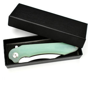 OEM personalizado de alta dureza más afilado D2 rodamiento de bolas plegable de acero G10 mango cuchillo de bolsillo <span class=keywords><strong>Boutique</strong></span> cuchillo de pesca al aire libre - Product Image 2