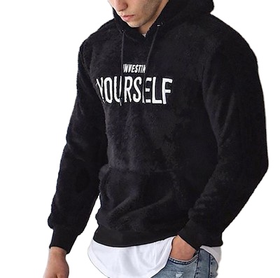 satin lined zip up moletom com capuz