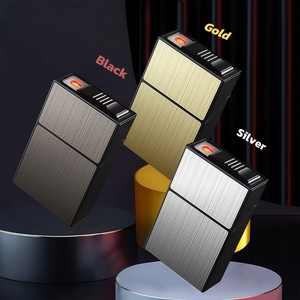 Tùy biến Logo Thuốc Lá Trường hợp với USB sạc nhẹ hơn, Bán Buôn sáng tạo xách tay bền 20-Pack thuốc lá trường hợp - Product Image 6