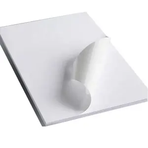 Flexography Waterproof Color Vinyl Adhesive White Glossy Matte Inkjet Printer Laser Printer A4 Weatherproof Sticker Inkjet Paper