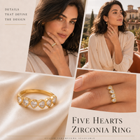 Bague de fiançailles et de mariage en acier inoxydable plaqué or 18 carats avec zircon en forme de cœur pour femme, tendance, étanche, hypoallergénique, poli miroir, cadeau CZ