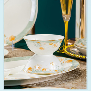 Groothandel Keramisch Servies Reserveonderdelen Seizoen Om Serie Geglazuurd Porselein Te Runnen Een Groep Van Tien 4.5-Inch Hoge Kom - Product Image 3