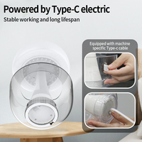 Nouveau Humidificateur Ultrasonique 2024 Tendance avec Lumières Colorées 600ML, Mignon, Aide au Sommeil, Sons de Bruit Blanc et de Pluie, pour la Maison