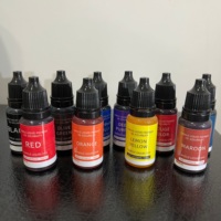 Colorant liquide pour bougies en cire de soja, flacon de 10 ml, colorants liquides pour bougies, 32 couleurs, quantité en vrac en stock, cire de soja liquide, étiquette personnalisée