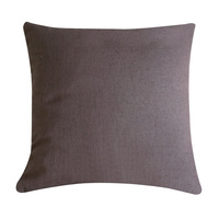 Housse de coussin en lin synthétique, taie d'oreiller unie en Faux lin, décoration pour la maison, pour le canapé-lit, le siège de voiture, 45x45, bricolage