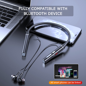 หูฟังบลูทูธแบบคล้องคอ S720 Classic TWS สเตอริโอ สำหรับเล่นกีฬา พร้อมพอร์ต USB - Product Image 4