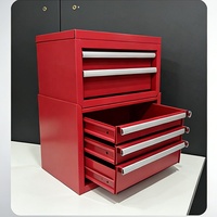 Boîte à outils de bureau en métal robuste à 2 tiroirs personnalisable, IP54, garantie 3 ans, stockage portable, prise en charge OEM/ODM, couleurs personnalisées