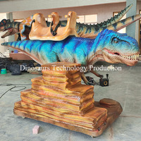 Çocuklar İçin Büyük Animatronik T-Rex Binme Oyuncağı, İnteraktif Eğlence İçin Eğlenceli Dinozor Robot Binme Oyuncağı