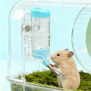 <span class=keywords><strong>Fontaine</strong></span> à eau automatique pour hamster, <span class=keywords><strong>support</strong></span> magnétique pour bouteille d'eau - Product Image 1