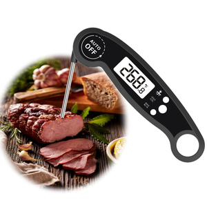 <span class=keywords><strong>Thermomètre</strong></span> numérique <span class=keywords><strong>à</strong></span> lecture instantanée avec sonde en acier inoxydable de qualité alimentaire pour la cuisson de la viande, du bœuf, du dindon, de la viande hachée, des pizzas et des grillades - Product Image 4