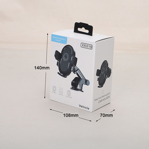 360Degree Rotation ABS Silicone Foam Phone Holder Car Mount Press-Type Car Air Outlet Mobile Holder - Product Image 5