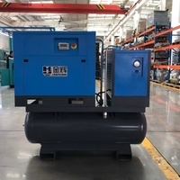 Mini compresseur d'air industriel portable, rotatif, lubrifié et refroidi par air