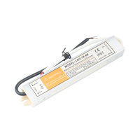 12V 18W Su Geçirmez AC-DC Güç Kaynağı IP67 Sabit Voltaj Tek Çıkışlı Anahtarlamalı Güç Kaynağı LED Işık için