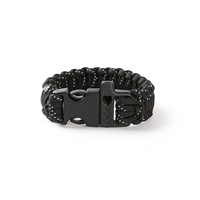 Porte-clés mousqueton de survie extérieur 2026, nouveau design coloré, écologique, tissé, motif cochon, vente en gros