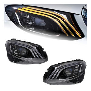 W213 Mise à niveau des phares LED pour Benz <span class=keywords><strong>E200</strong></span> E260 E300 2016-2019 Lampe frontale DRL Signal Projecteur Lentille Automobile Maybach Modifié - Product Image 3