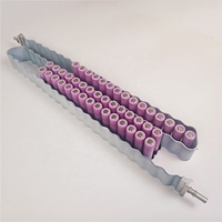 Système de stockage d'énergie 18650 Batterie pour véhicule de cross-country Plaque de refroidissement en aluminium liquide froid