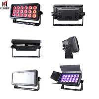 Projecteur LED Par extérieur RGBWA Wash Light 18*20W 4-en-1 IP65 Contrôle DMX512 Angle de lentille 45° pour DJ, Mariage, Scène, Mur de ville