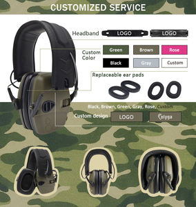 Регулируемая повязка на голову, цифровые наушники, новый стиль, складные Электронные Наушники для шумоподавления, шумоподавление, усиление звука - Product Image 2