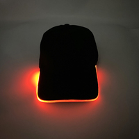 Cappelli da Baseball LED Luminosi Personalizzabili con Logo, Cappelli Neon per Uomo e Donna, Cappelli Hiphop per Feste e Costumi