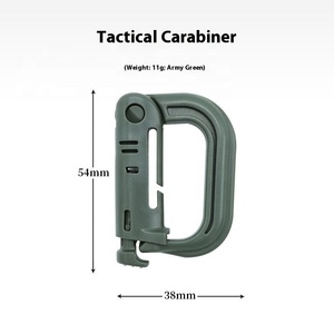 Hebilla de Montañismo <span class=keywords><strong>Enmei</strong></span> GK264 de 25 mm, Forma de D, Plástico Clásico, Ligero, Duradero, para Correas Tácticas, Cierres de Equipaje y Bolsas - Product Image 3