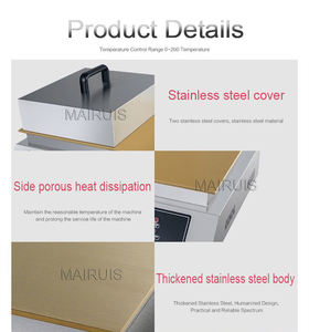 Máquina Multifunción para Hacer Panqueques, Soufflés y Otros Productos de Panadería, con Doble Cabezal y Equipo Comercial para Snacks - Product Image 4