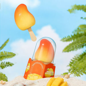 Venta al por mayor Snacks Fruta Sabor Mango Helado 75g Chocolate Crispy Popsicle Helado - Product Image 3