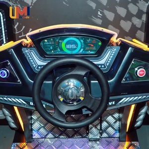 Bán buôn Sim đua mô phỏng buồng lái xe mô phỏng lái xe trò chơi Arcade Máy trò chơi vận hành bằng tiền xu 55 inch Crazy Racer 1 người chơi - Product Image 3