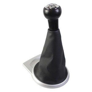 Citroen Sega Gear <b>Shift</b> <b>Knob</b> Black Leather Ergonomic Design Set - Product Image 2