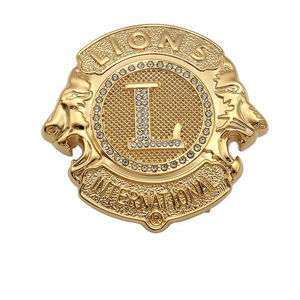 Broche con logotipo personalizado moderno antiguo, insignia del fabricante, recuerdo de Metal blando duro, emblema de coche, alfileres de solapa esmaltados para Leones - Product Image 5