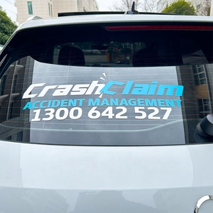 Uso esterno resistente UV Business azienda Logo auto adesivi per finestrino impermeabile in vinile personalizzato decalcomanie per la pubblicità - Product Image 2