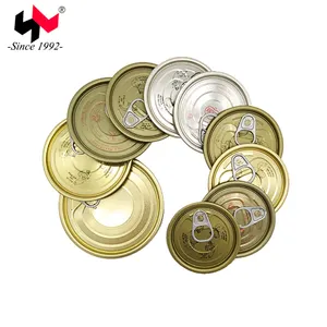 53.65.73.83.99.153mm Tinplate Easy Open Can Lid/End For Food Tin Can Sealing Storage