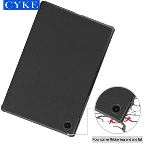 CYKE nuovo Trifold cuoio dell'unità di elaborazione 10.5 pollici Flip Fold Tablet Case per <span class=keywords><strong>Samsung</strong></span> Galaxy <span class=keywords><strong>Tab</strong></span> <span class=keywords><strong>A8</strong></span> 2021 SM X200 X205 SM-X200 copertina rigida - Product Image 5