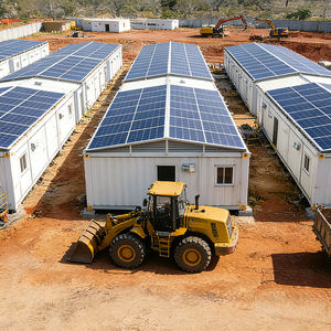 <span class=keywords><strong>Maison</strong></span> modulaire en conteneurs avec système d'énergie solaire et stockage de batteries pour chantier de construction à grande échelle et camp mobile - Product Image 3